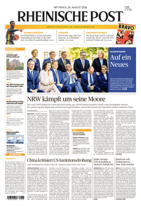 Cover of Rheinische Post Duesseldorf Meerbusch