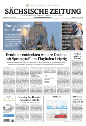 Cover of Sachsische Zeitung (Meissen Radebeul und das Elbland)