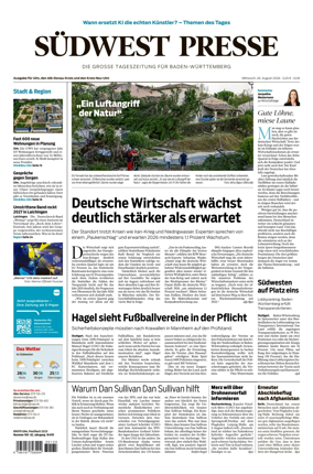 Cover of Sudwest Presse