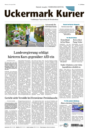 Cover of Templiner Zeitung
