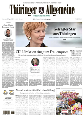 Cover of Thuringer Allgemeine (Sonderhausen und Artern)