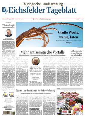 Cover of Thuringische Landeszeitung (Eichsfeld)
