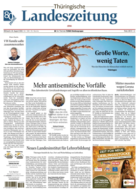 Cover of Thuringische Landeszeitung (Jena)