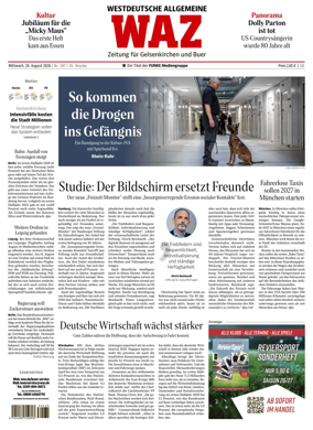 Cover of Westdeutsche Allgemeine Zeitung (Gelsenkirchen)