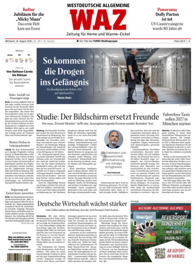 Cover of Westdeutsche Allgemeine Zeitung (Herne)