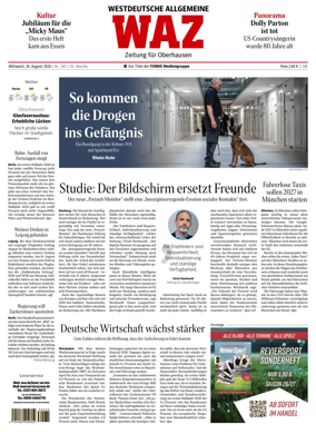 Cover of Westdeutsche Allgemeine Zeitung (Oberhausen)
