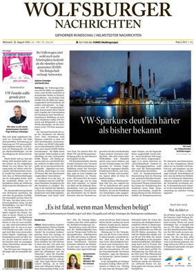 Cover of Wolfsburger Nachrichten (Wolfsburg-Gifhorn)