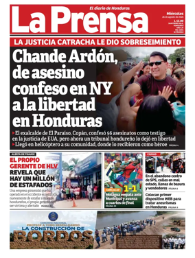 Cover of Diario La Prensa
