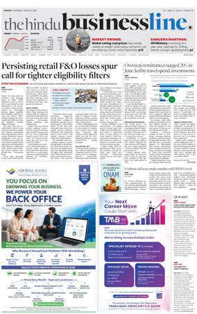 Cover of BusinessLine (Kolkata)