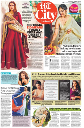 Cover of Hindustan Times (Lucknow) - Live