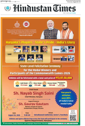 Cover of Hindustan Times ST (Noida)
