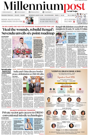 Cover of Millennium Post (Kolkata)