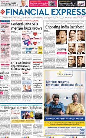 Cover of The Financial Express