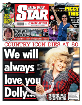 Cover of Irish Daily Star