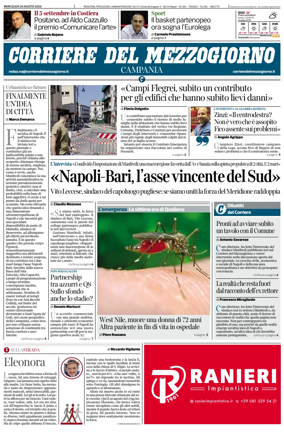 Cover of Corriere del Mezzogiorno (Campania)