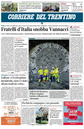 Cover of Corriere del Trentino