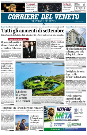 Cover of Corriere del Veneto (Treviso e Belluno)