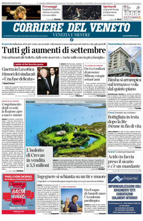 Cover of Corriere del Veneto (Venezia e Mestre)