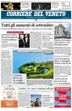 Cover of Corriere del Veneto (Vicenza e Bassano)