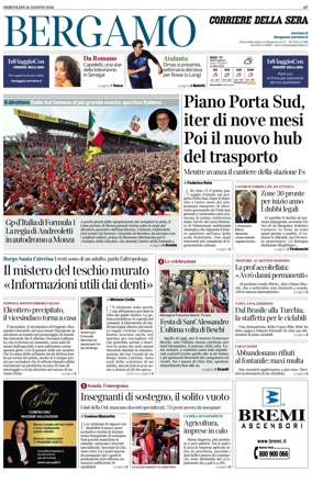 Cover of Corriere della Sera (Bergamo)