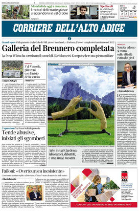 Cover of Corriere dell'Alto Adige