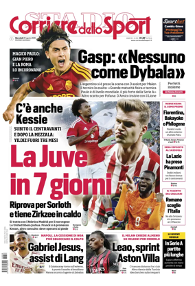 Cover of Corriere dello Sport