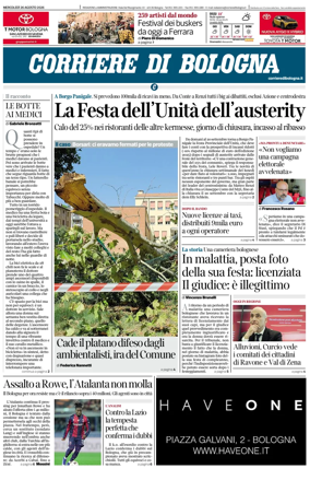 Cover of Corriere di Bologna