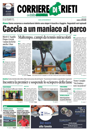 Cover of Corriere di Rieti