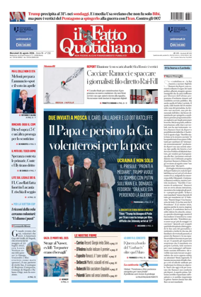 Cover of Il Fatto Quotidiano