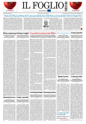 Cover of Il Foglio Quotidiano