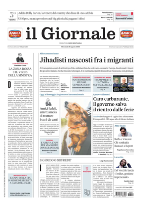 Cover of Il Giornale (Italy)
