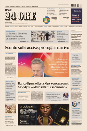 Cover of Il Sole 24 Ore