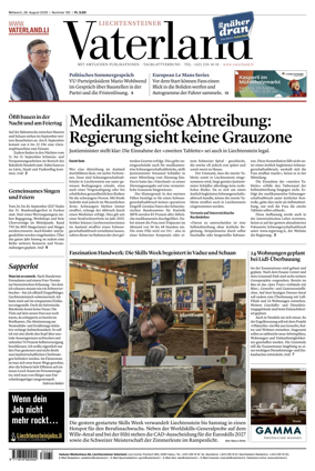 Cover of Liechtensteiner Vaterland
