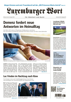 Cover of Luxemburger Wort