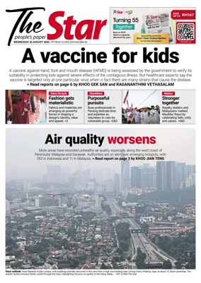 Cover of The Star Malaysia