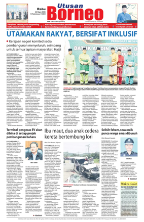 Cover of Utusan Borneo (Sabah)