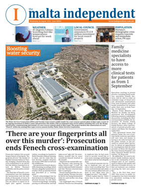 Cover of Malta Independent
