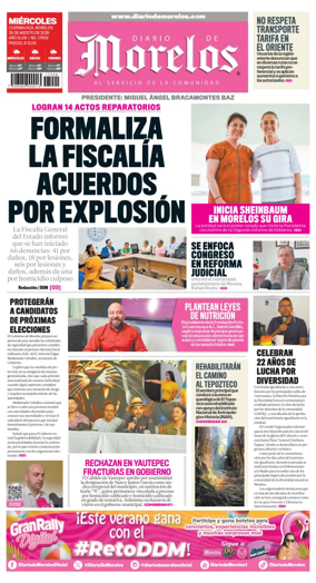 Cover of Diario de Morelos