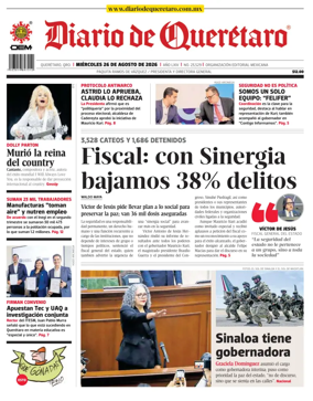 Cover of Diario de Queretaro