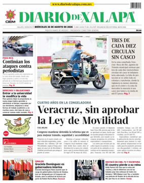 Cover of Diario de Xalapa