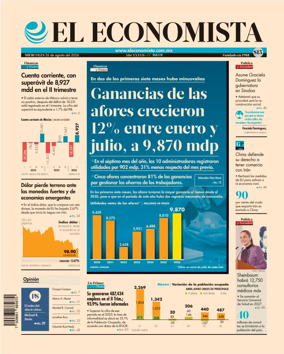 Cover of El Economista (Mexico)