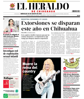 Cover of El Heraldo de Chihuahua