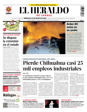 Cover of El Heraldo de Juarez