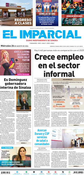 Cover of El Imparcial