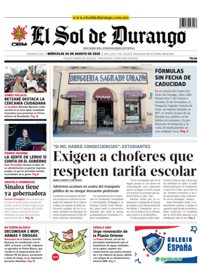 Cover of El Sol de Durango