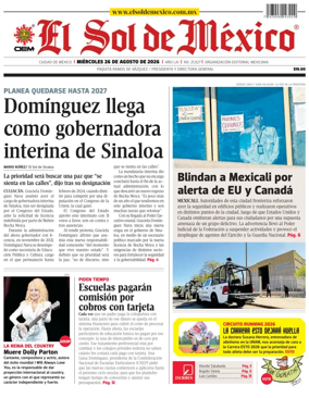 Cover of El Sol de Mexico
