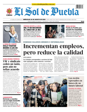 Cover of El Sol de Puebla
