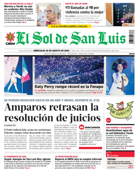 Cover of El Sol de San Luis Potosi