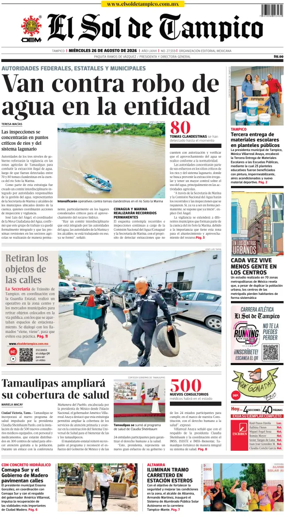 Cover of El Sol de Tampico