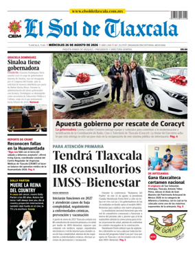 Cover of El Sol de Tlaxcala